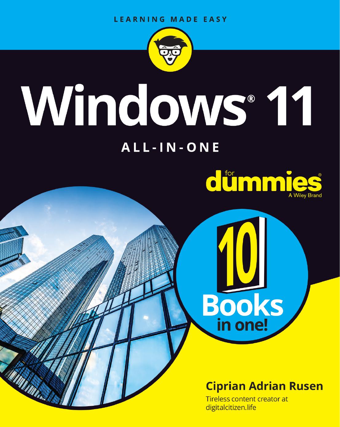 Windows® 11 All-in-One For Dummies®