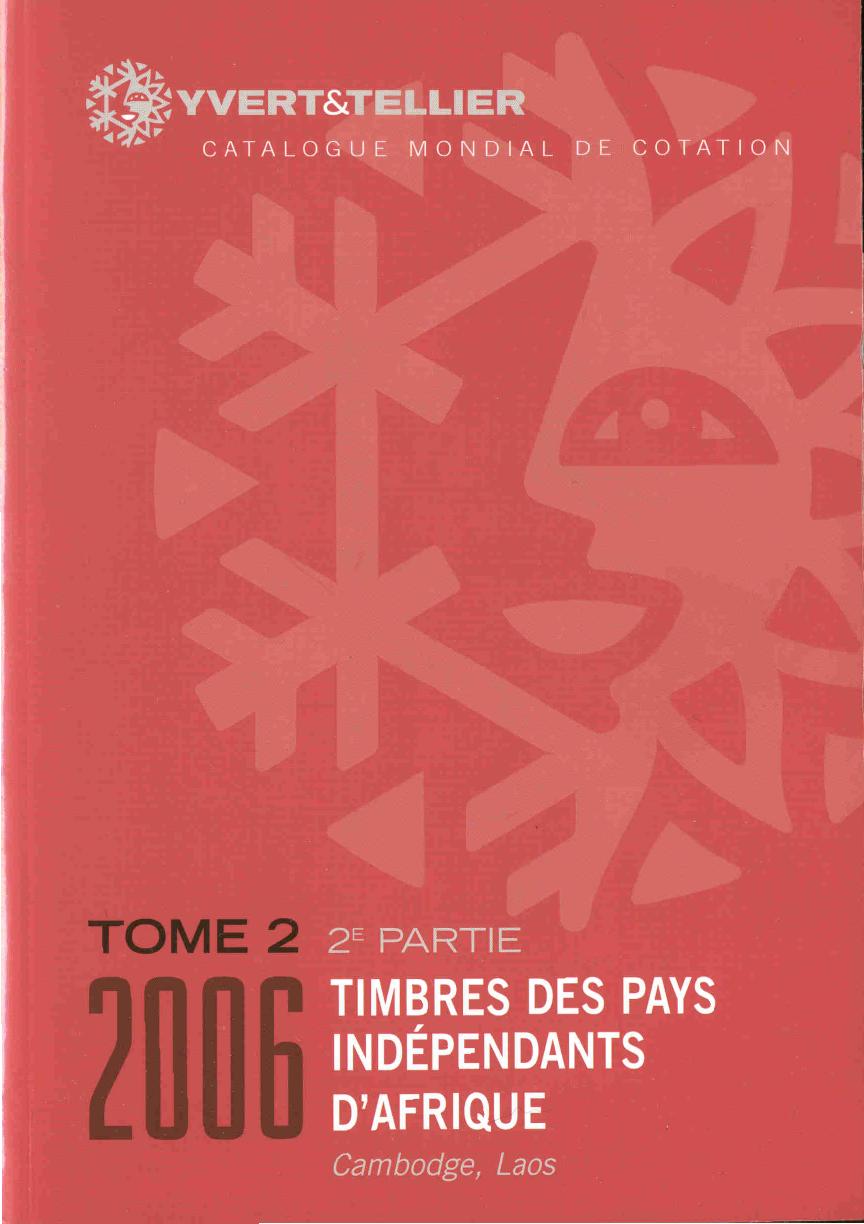 Yvert Catalogue Tome 2 2e Partie Timbres D